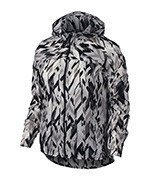 kurtka do biegania damska NIKE IMPOSSIBLY LIGHT JACKET HOODED PRINT / 831177-010