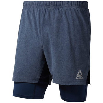 spodenki do biegania męskie REEBOK RUNNING 2-in-1 SHORT / CD5436